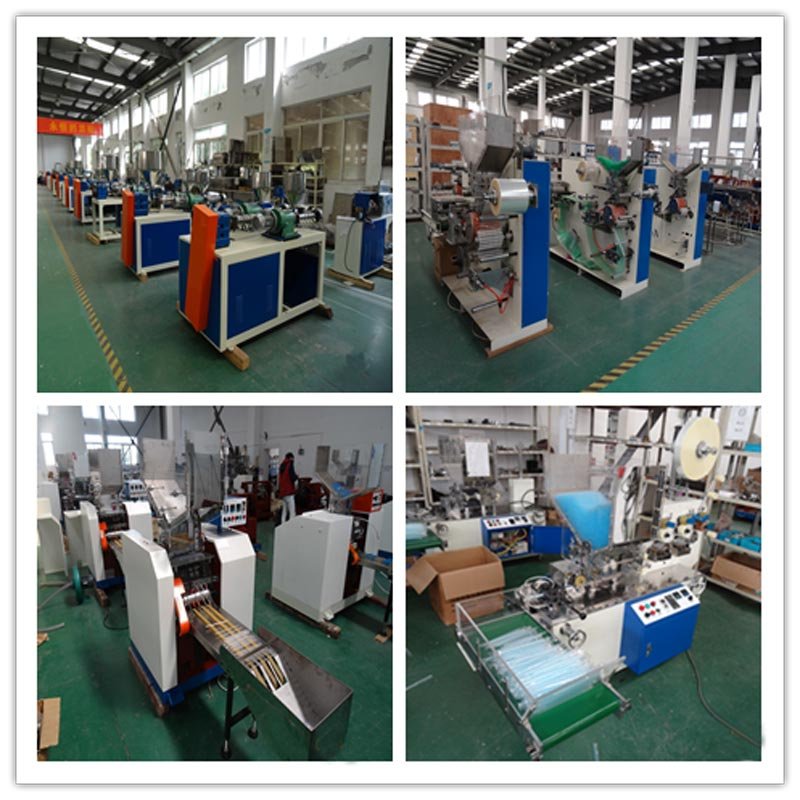 Máquina automática de dobra de palha
