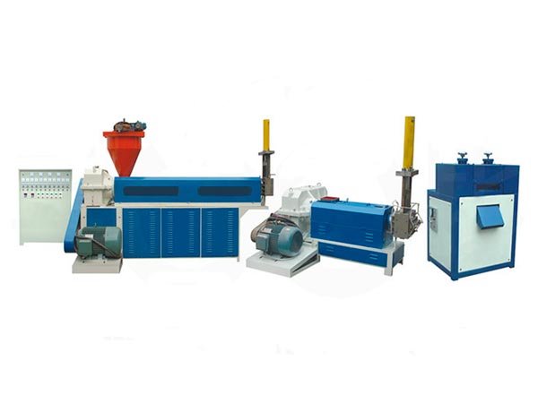 Máquina de reciclagem de plástico de duas fases