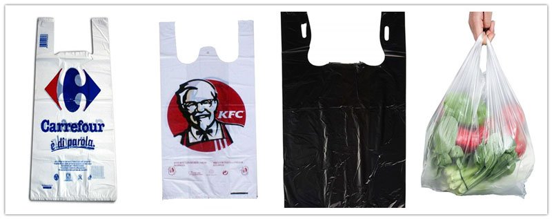 Máquina automática de sacola para camisetas de alta velocidade