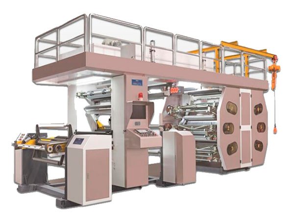 Máquina de impressão flexográfica de cilindro central (150-180m / min)