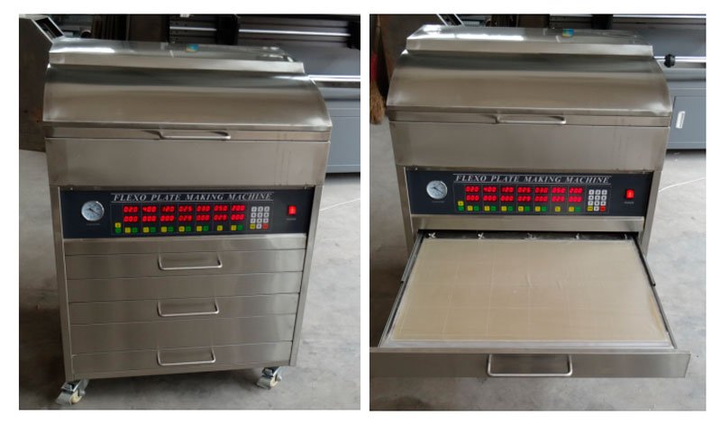 Máquina para fazer chapas flexográficas