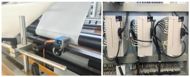 Máquina de saco de papel inferior totalmente automática de alta velocidade em V