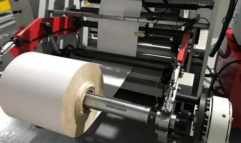 Máquina de saco de papel inferior totalmente automática de alta velocidade em V