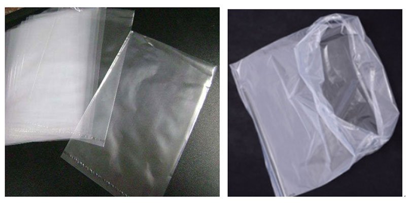 Máquina de fazer sacos com selagem por calor e corte a frio （Linhas duplas）