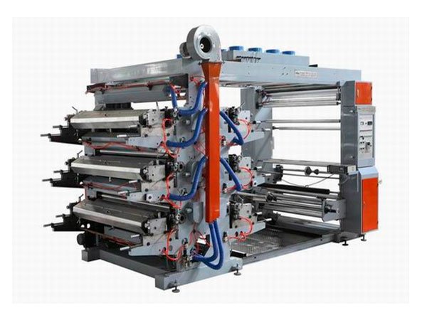 Máquina de impressão flexográfica de seis cores